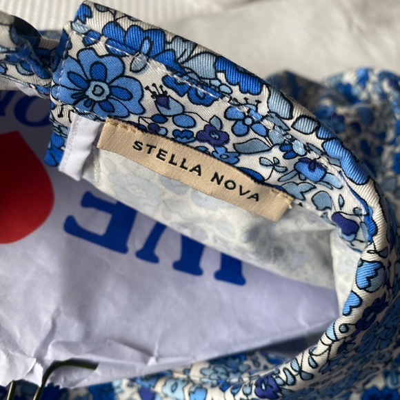 STELLA NOVA LIKE NEW Floral Blue Mini - Picture 6 of 7